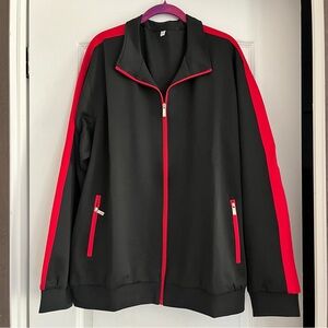 Amazon Black and Red Men's Track Suit